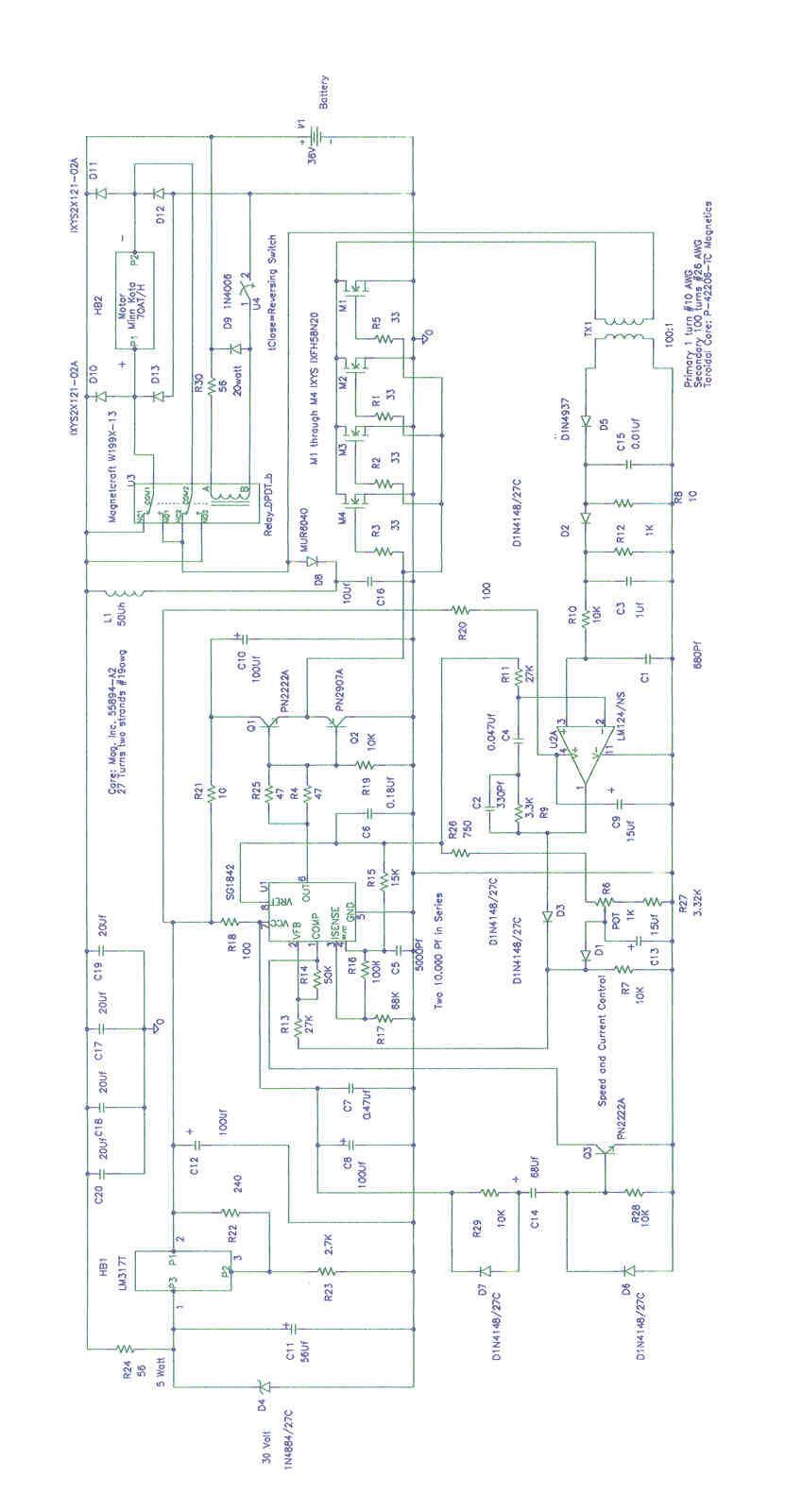 motor controller schematic