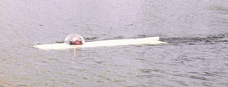 Ken Martindale's submersible, bow view