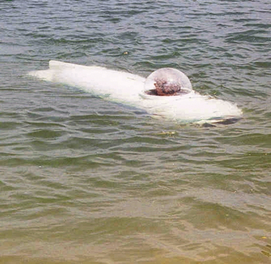 Ken Martindale's submersible, bow view