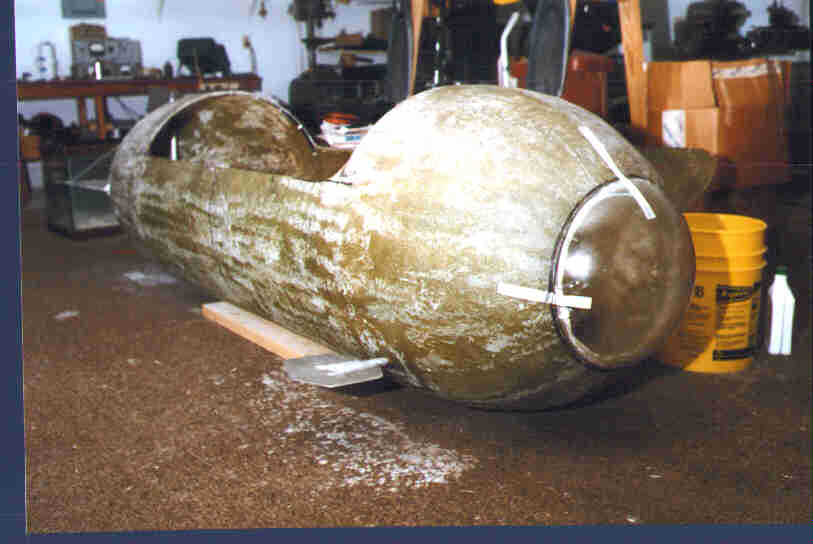 Ken Martindale's submersible, bow view