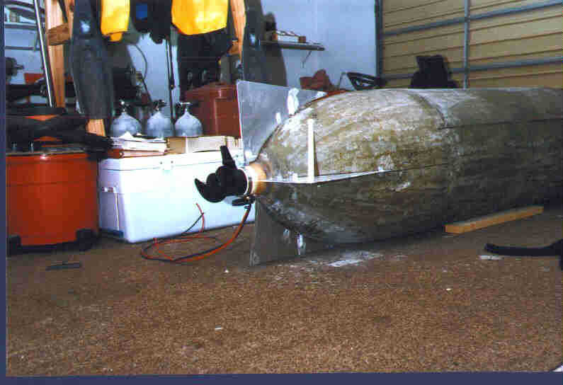 Ken Martindale's submersible, stern view