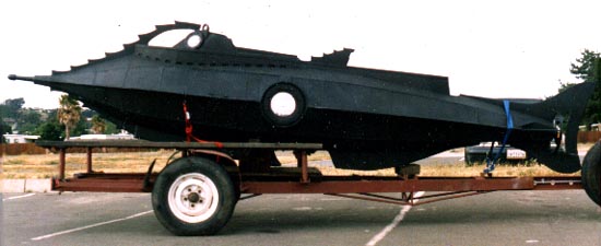 Nautilus Minisub - on trailer