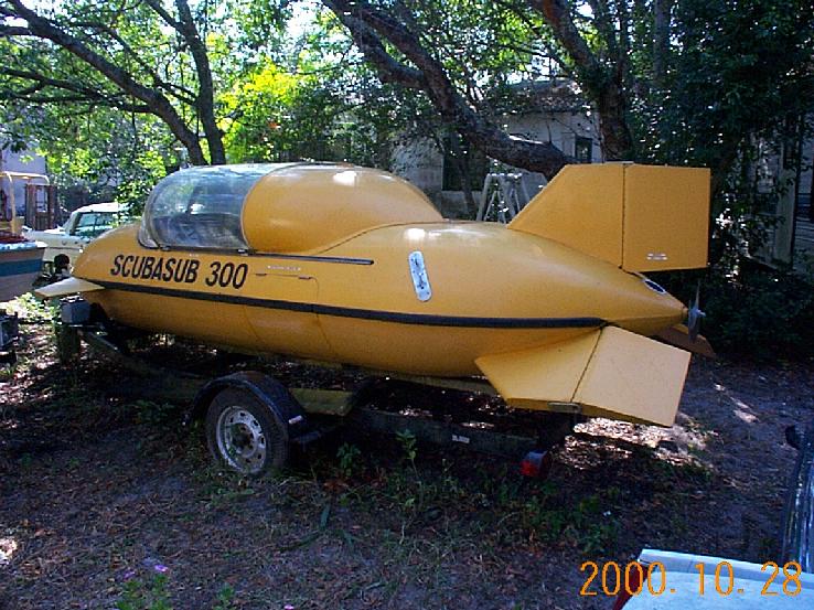 Side view on trailer